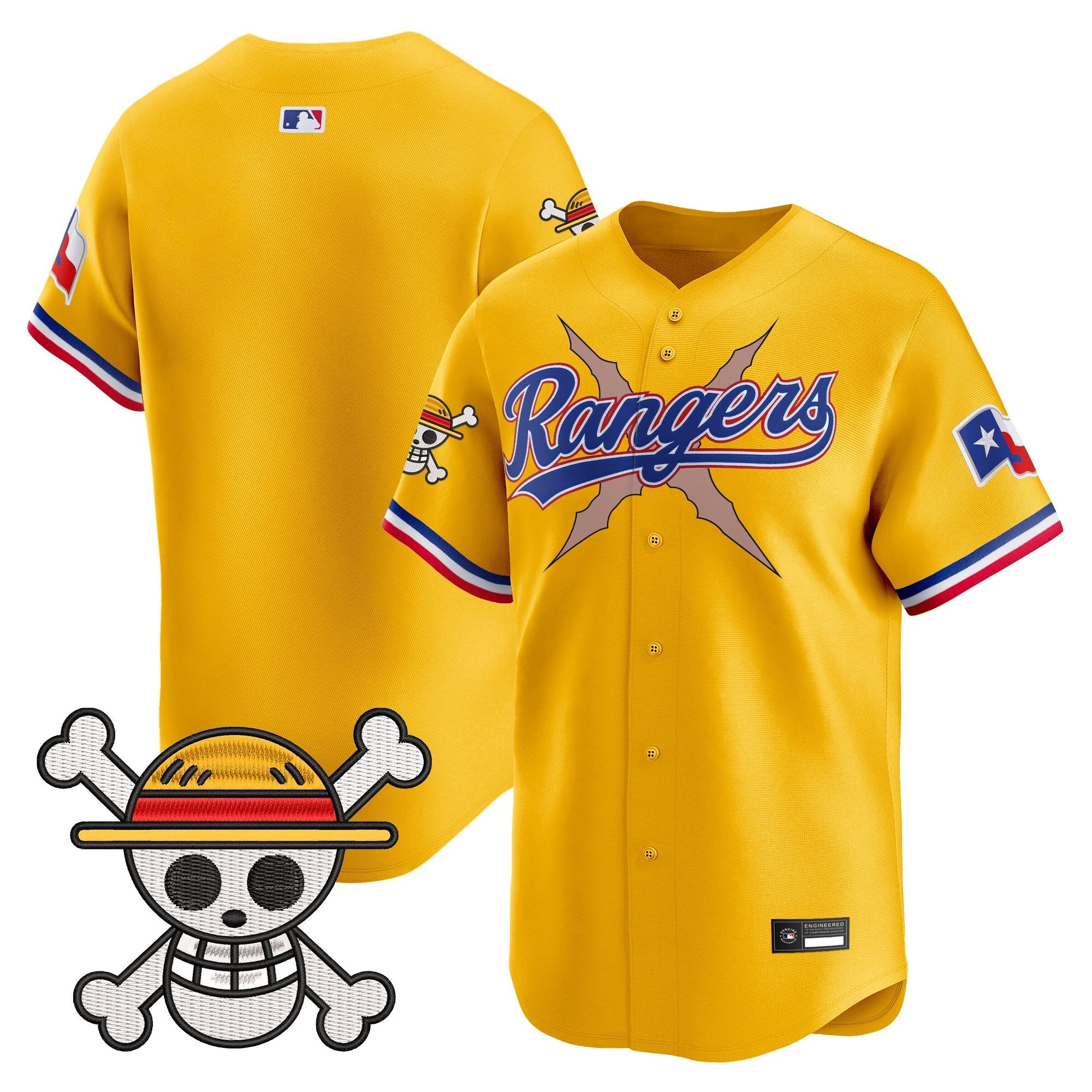 Men's Texas Rangers x One Piece Vapor Premier Limited Jersey - Stitched