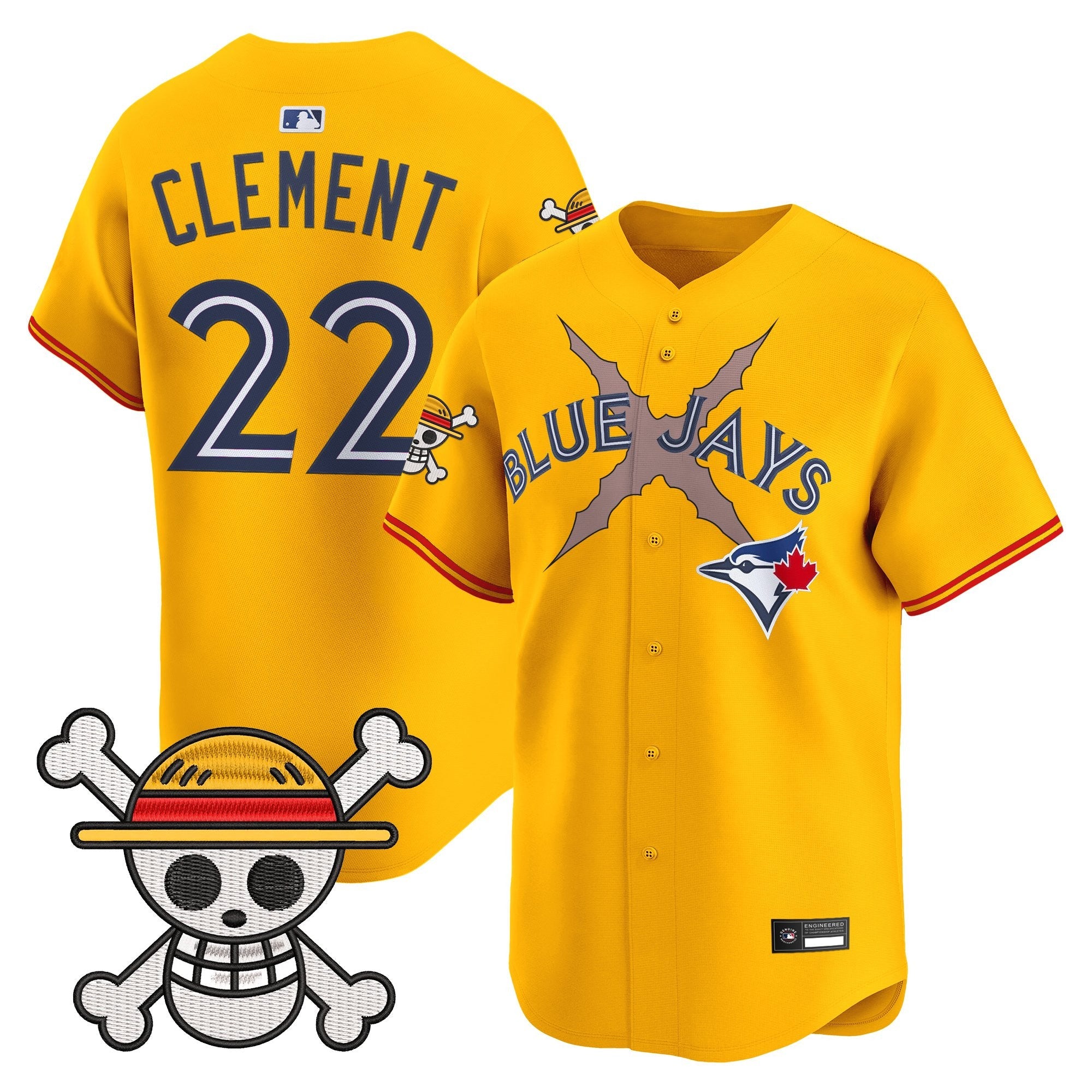Men's Blue Jays x One Piece Vapor Premier Limited Jersey - Stitched
