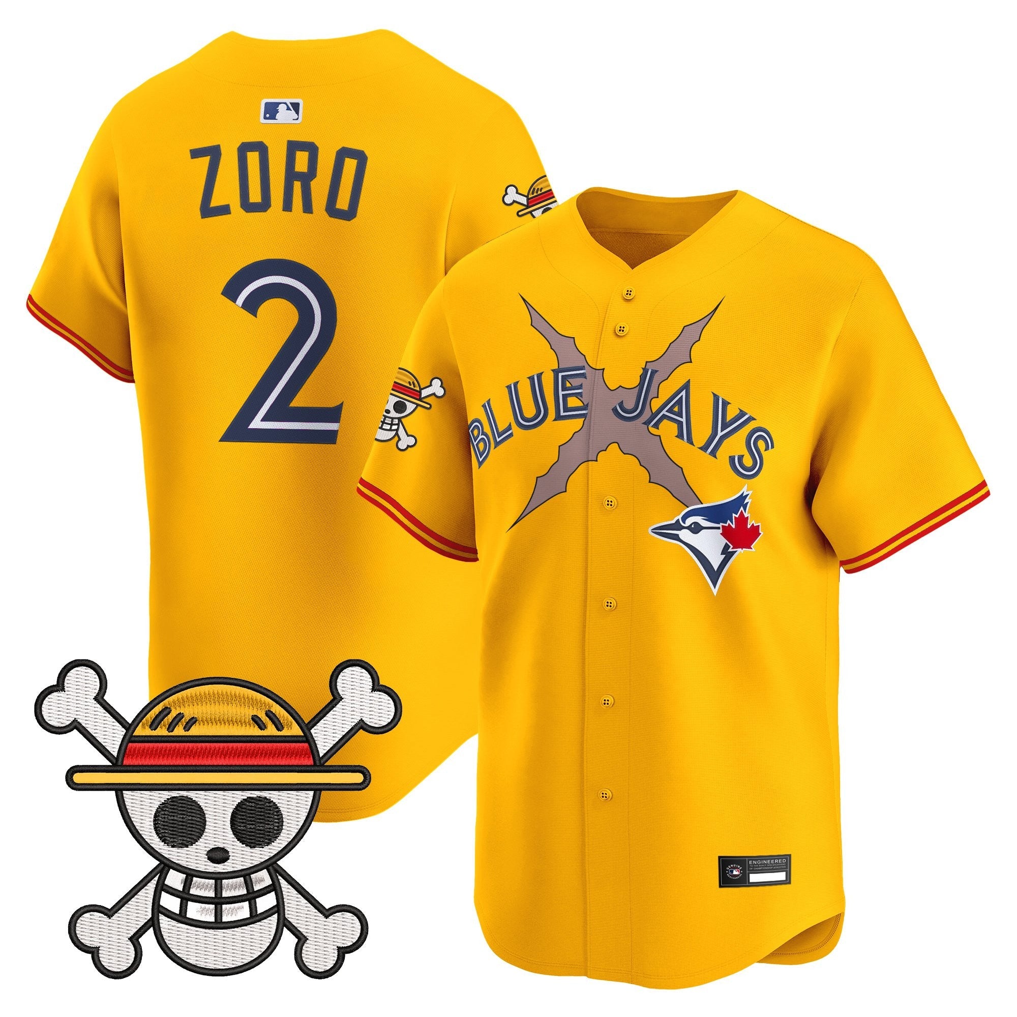 Men's Blue Jays x One Piece Vapor Premier Limited Jersey - Stitched