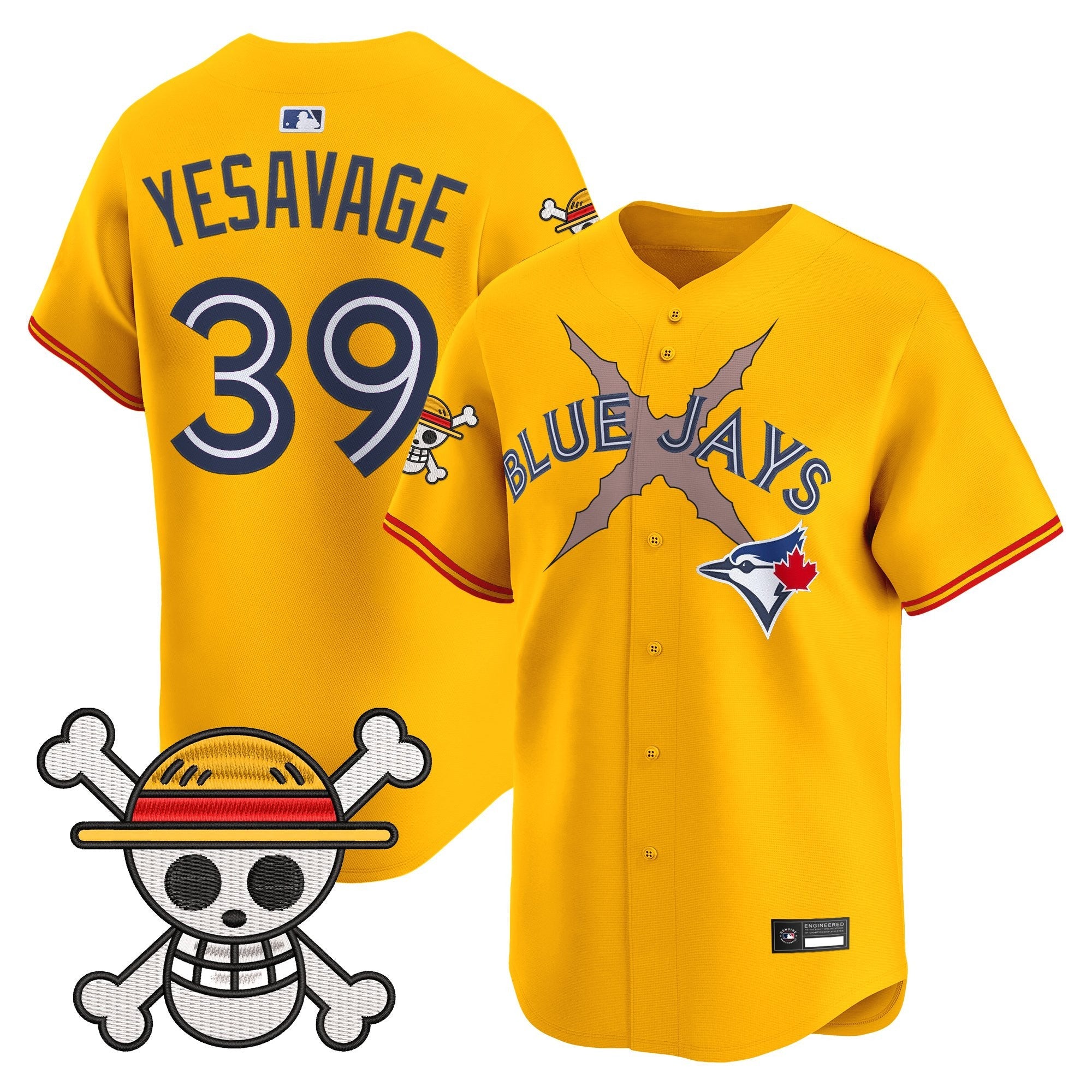 Men's Blue Jays x One Piece Vapor Premier Limited Jersey - Stitched