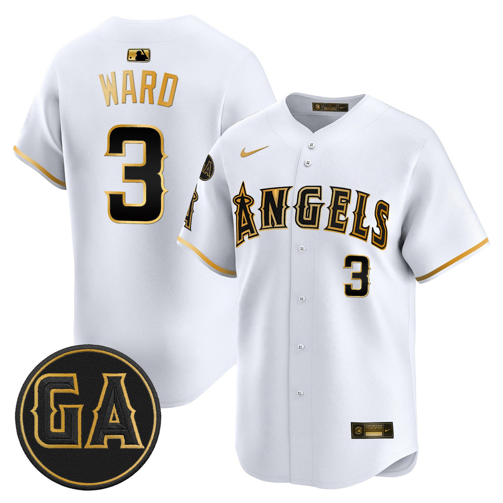 Men's Los Angeles Angels 'Garret Anderson Tribute Patch' Vapor Premier Limited Jersey - All Stitched