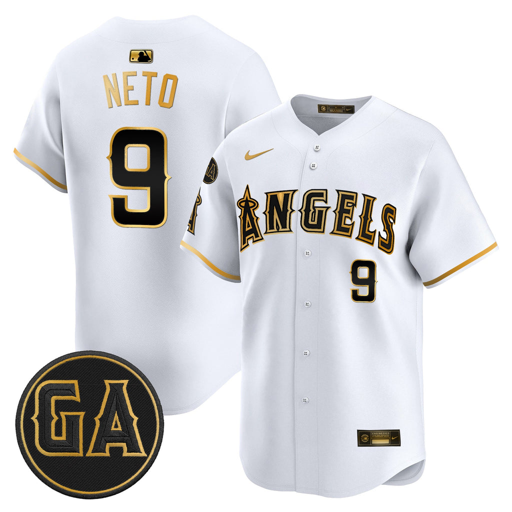 Men's Los Angeles Angels 'Garret Anderson Tribute Patch' Vapor Premier Limited Jersey - All Stitched