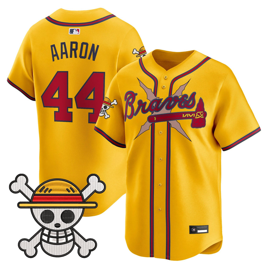 Men's Atlanta Braves x One Piece Vapor Premier Limited Jersey - Stitched