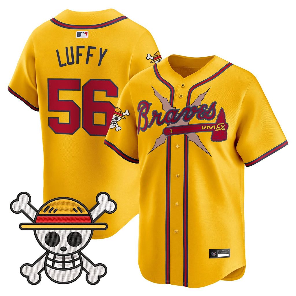 Men's Atlanta Braves x One Piece Vapor Premier Limited Jersey - Stitched