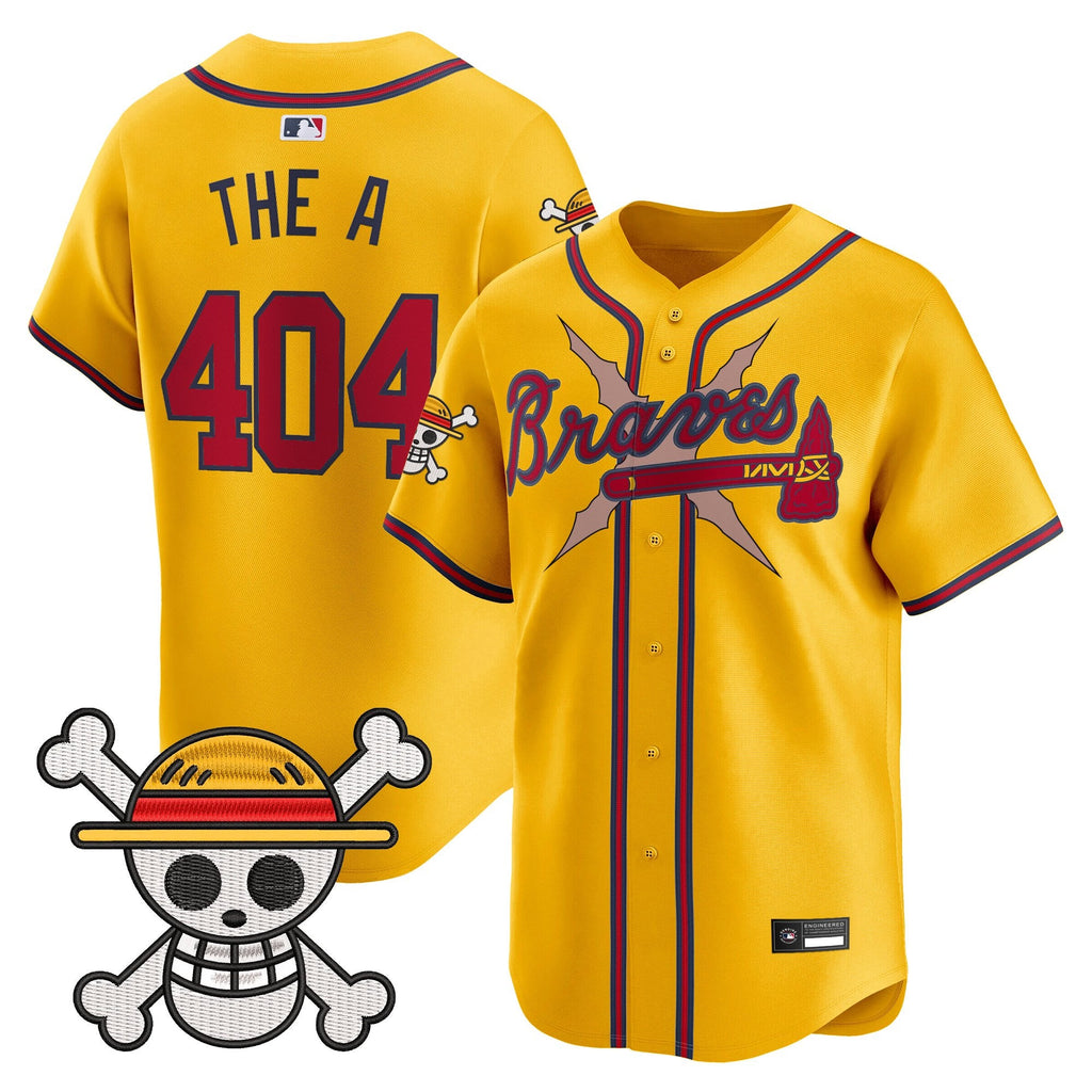 Men's Atlanta Braves x One Piece Vapor Premier Limited Jersey - Stitched