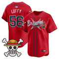 Men's Atlanta Braves x One Piece Vapor Premier Limited Jersey - Stitched