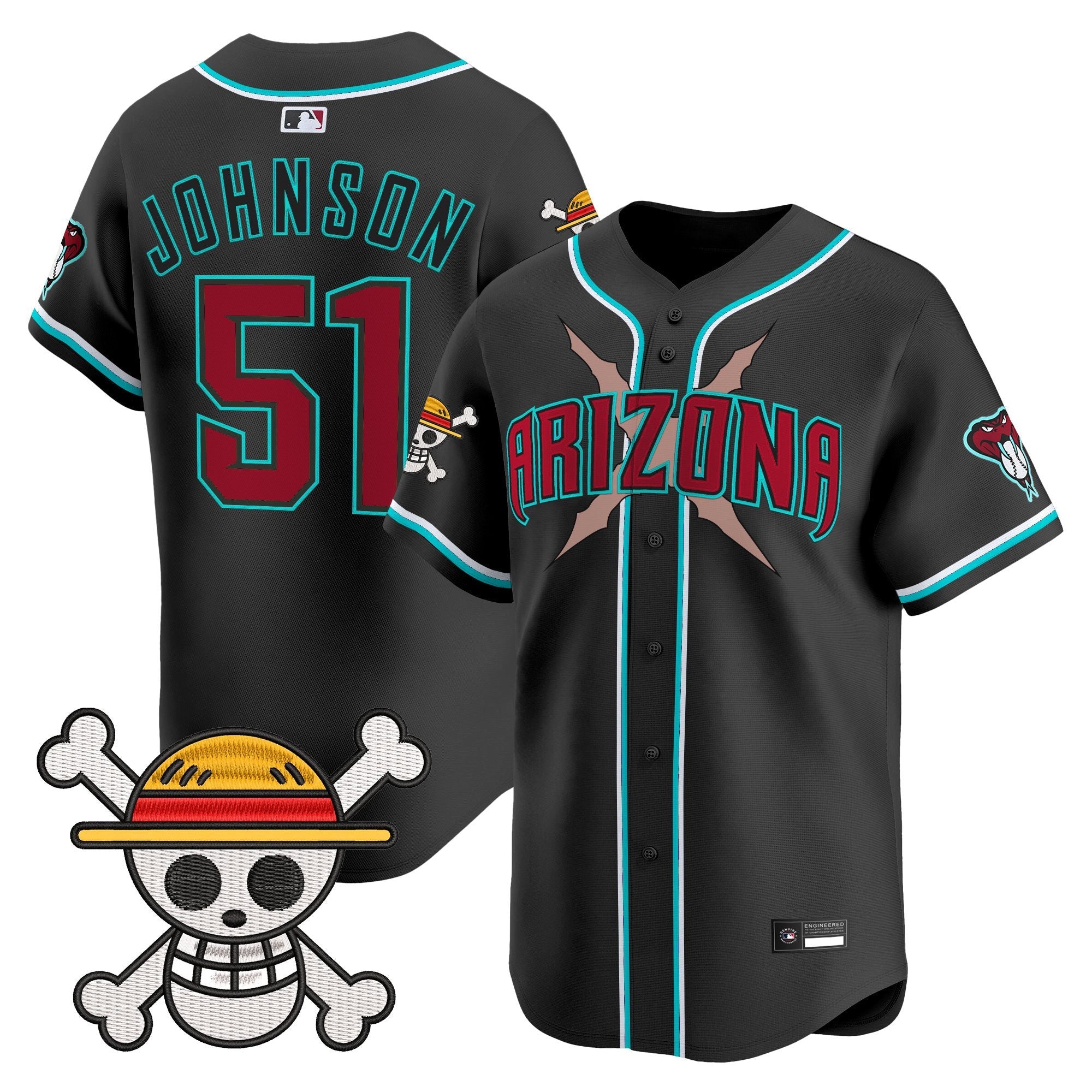 Men's Diamondbacks x One Piece Vapor Premier Limited Jersey - Stitched