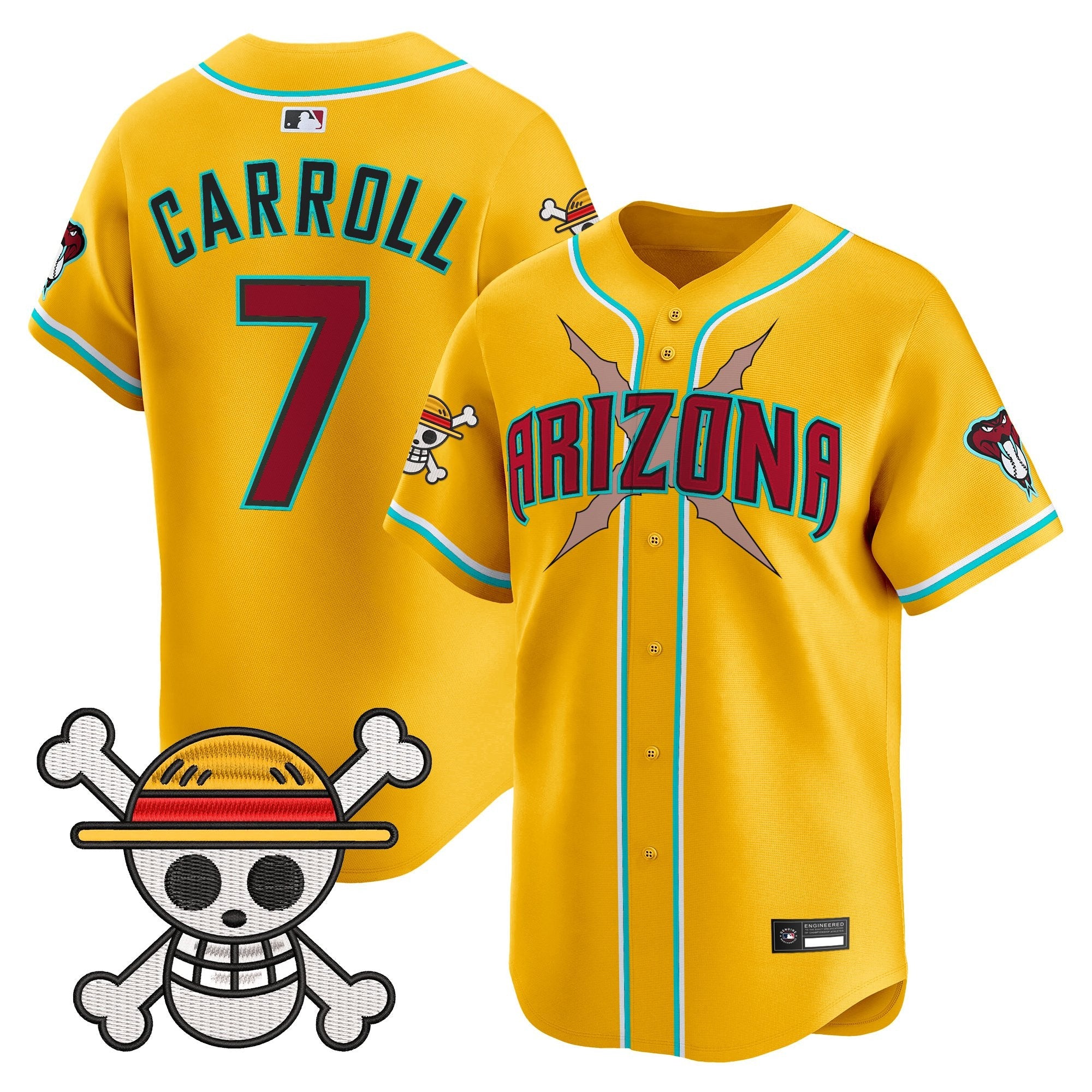Men's Diamondbacks x One Piece Vapor Premier Limited Jersey - Stitched
