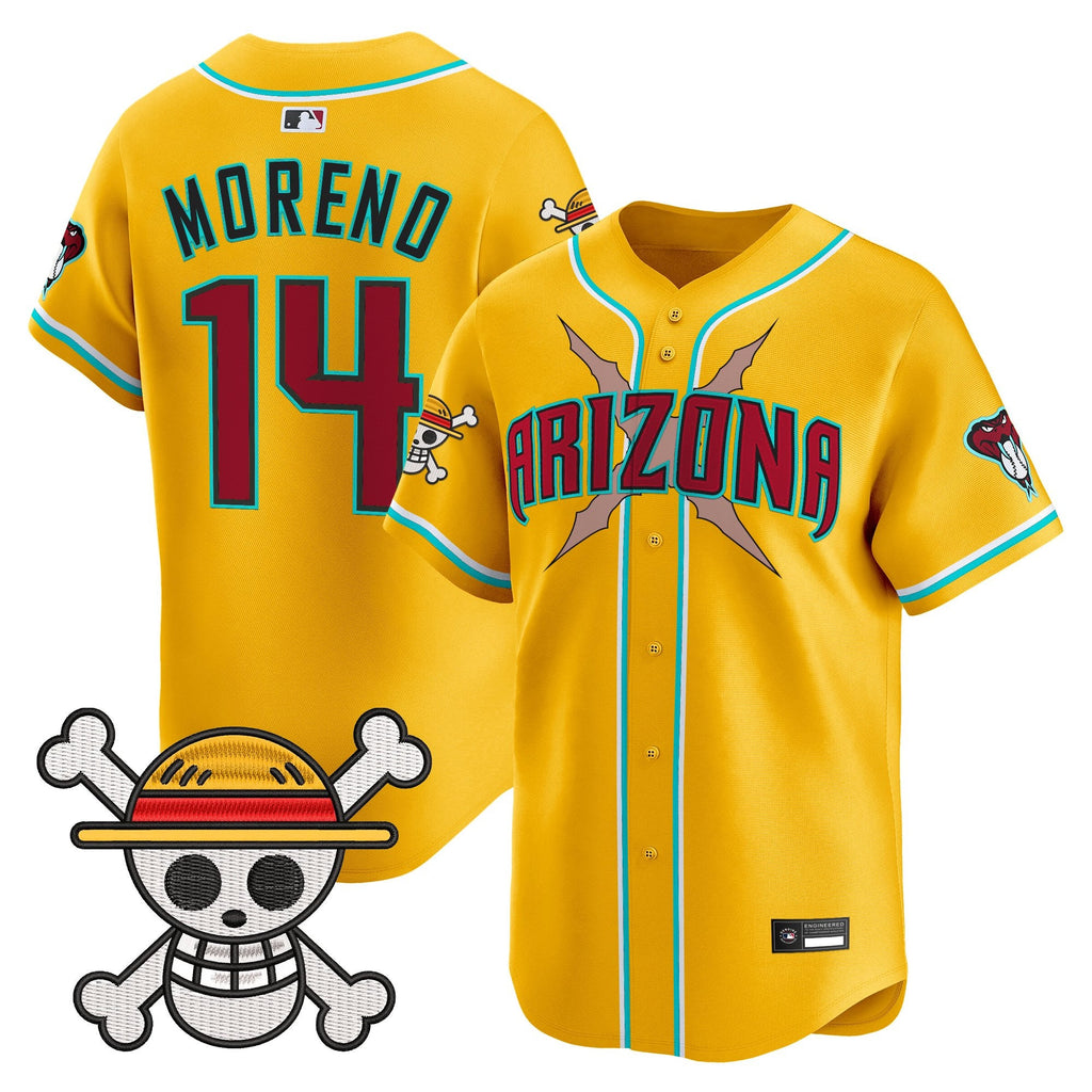 Men's Diamondbacks x One Piece Vapor Premier Limited Jersey - Stitched