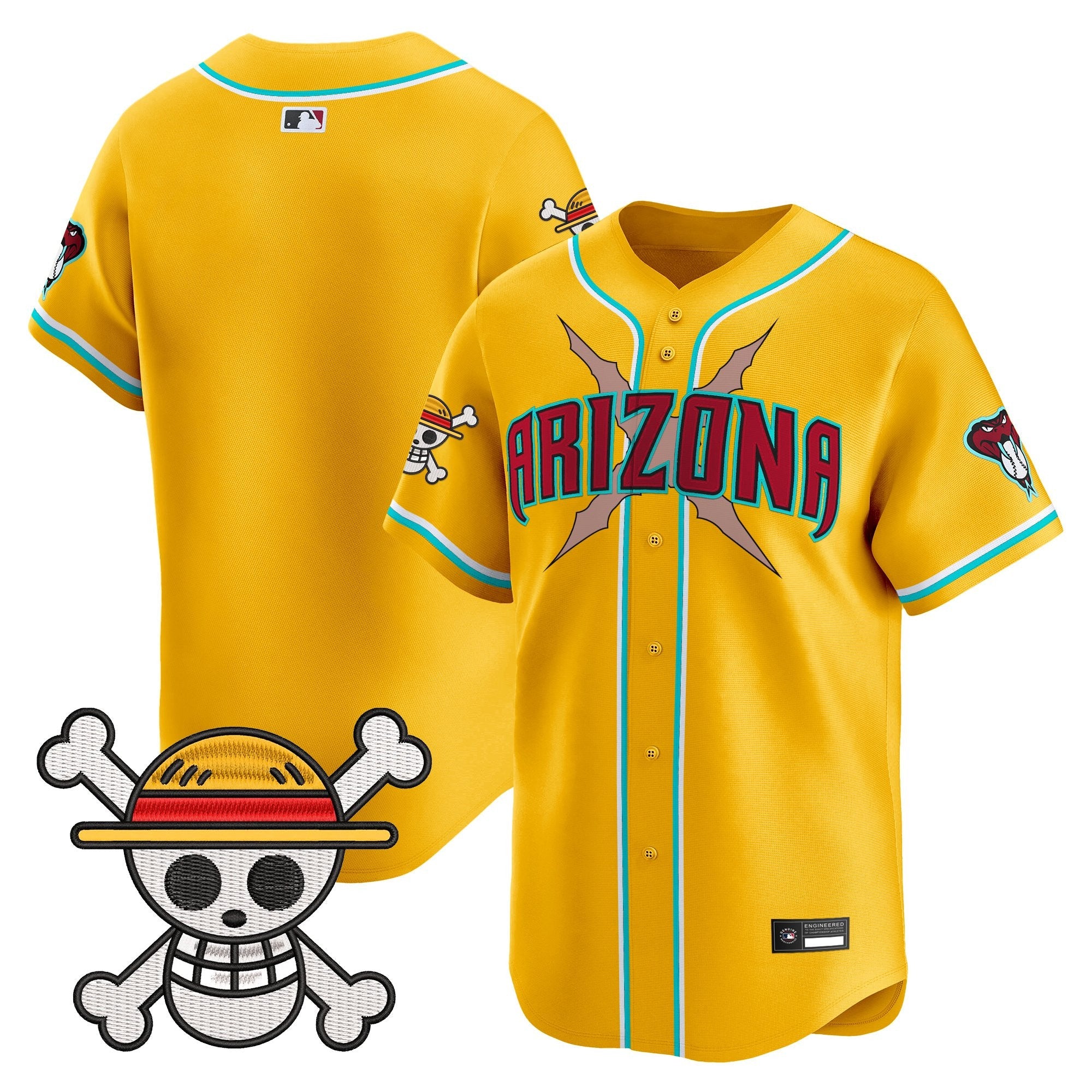 Men's Diamondbacks x One Piece Vapor Premier Limited Jersey - Stitched