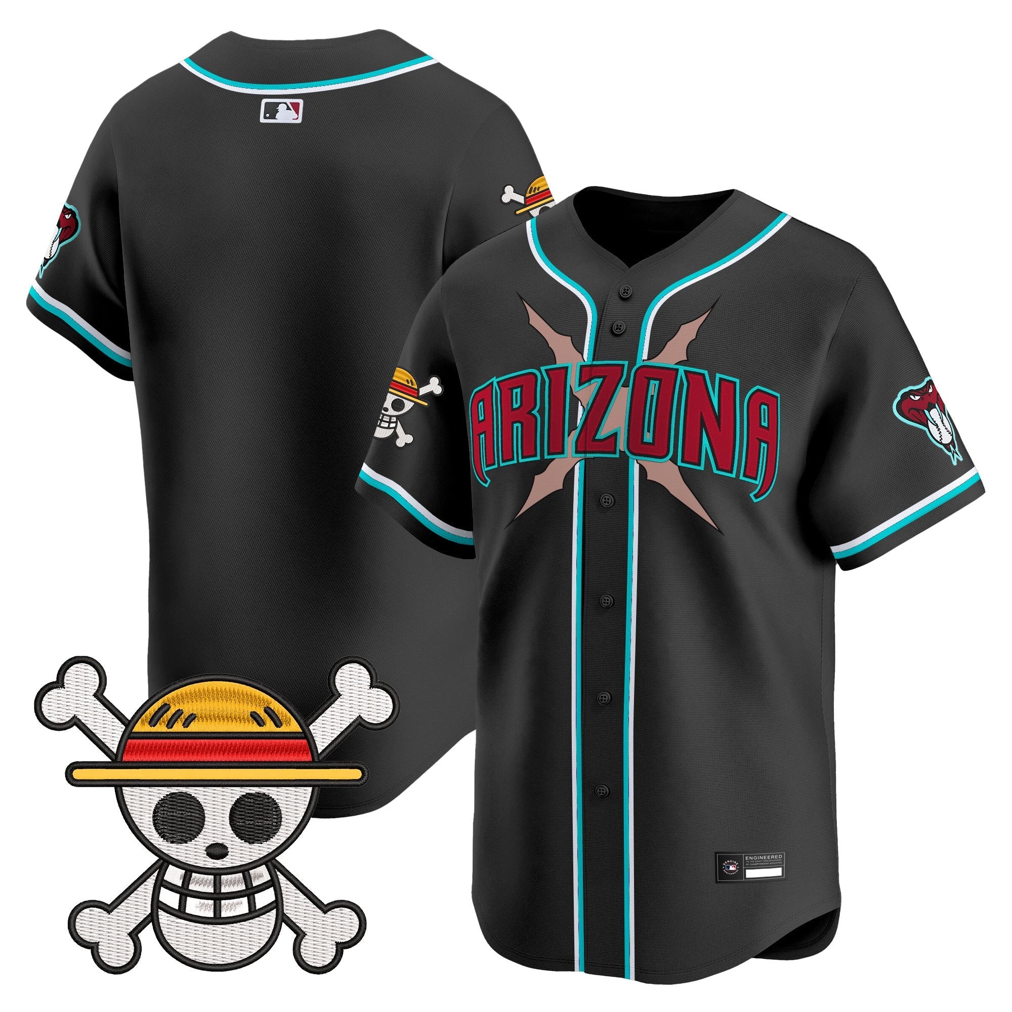 Men's Diamondbacks x One Piece Vapor Premier Limited Jersey - Stitched