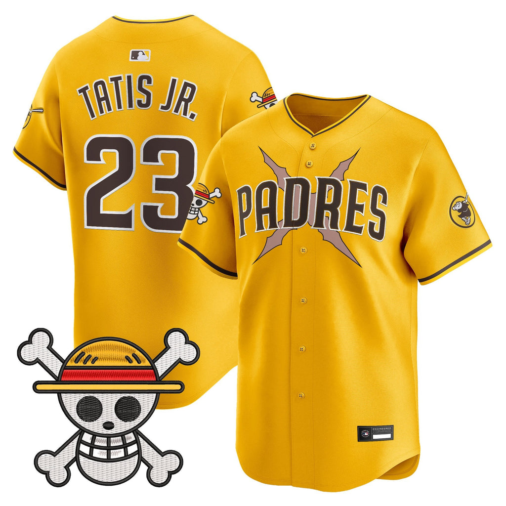 Men's Padres x One Piece Vapor Premier Limited Jersey - Stitched