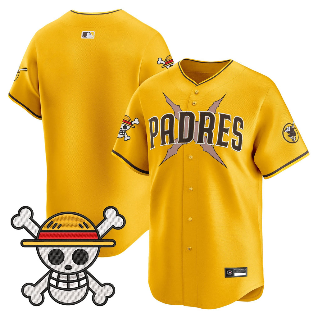 Men's Padres x One Piece Vapor Premier Limited Jersey - Stitched