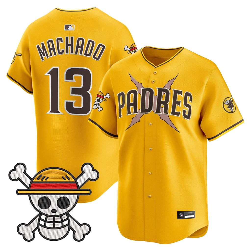 Men's Padres x One Piece Vapor Premier Limited Jersey - Stitched