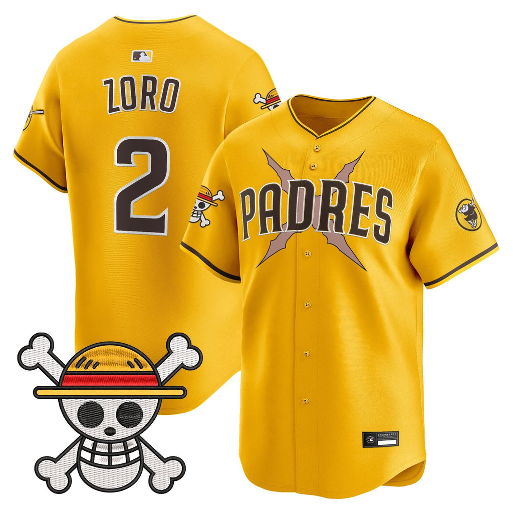 Men's Padres x One Piece Vapor Premier Limited Jersey - Stitched