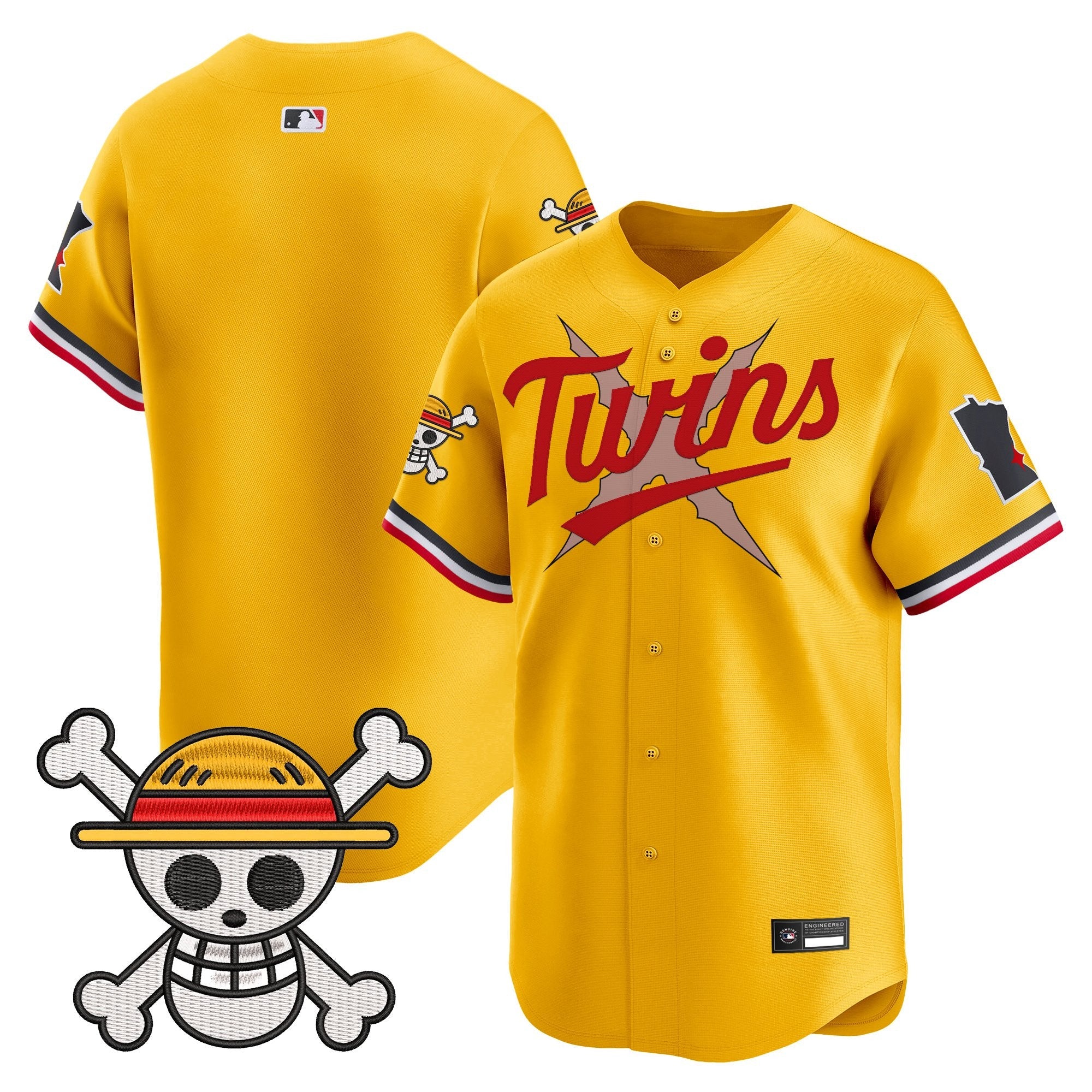 Men's Minnesota Twins x One Piece Vapor Premier Limited Jersey - Stitched