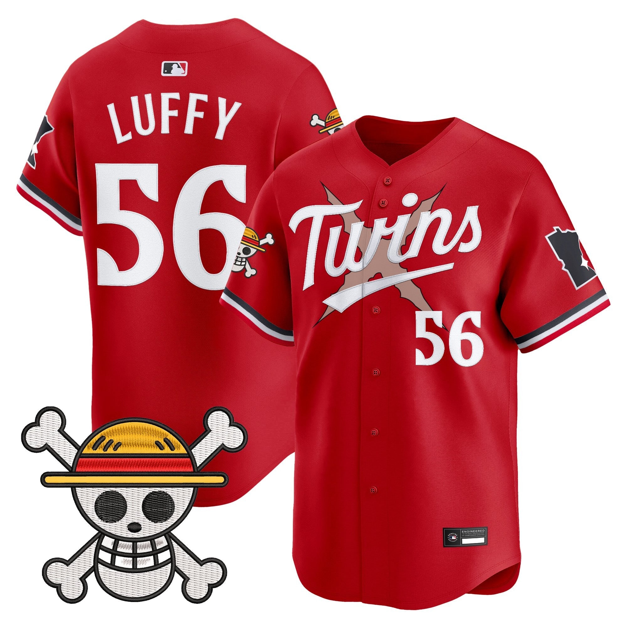Men's Minnesota Twins x One Piece Vapor Premier Limited Jersey - Stitched
