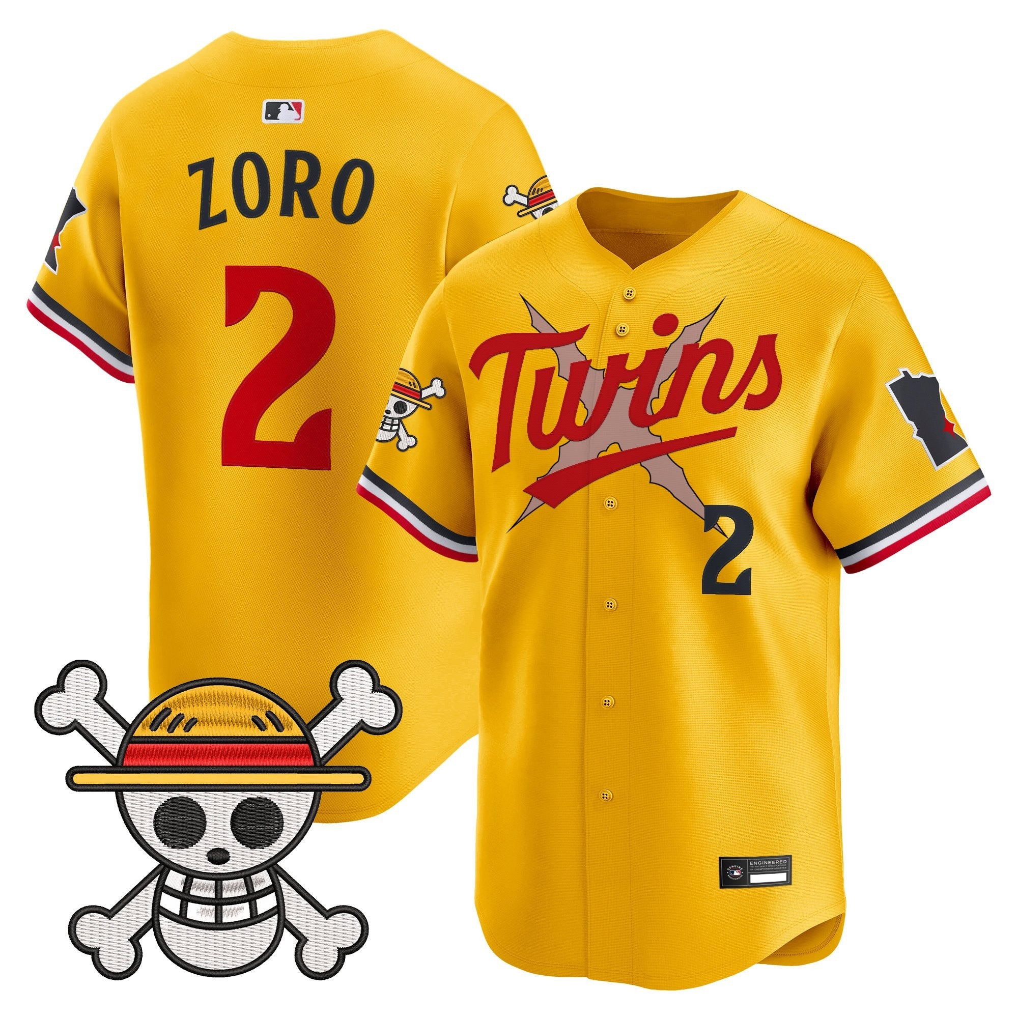 Men's Minnesota Twins x One Piece Vapor Premier Limited Jersey - Stitched