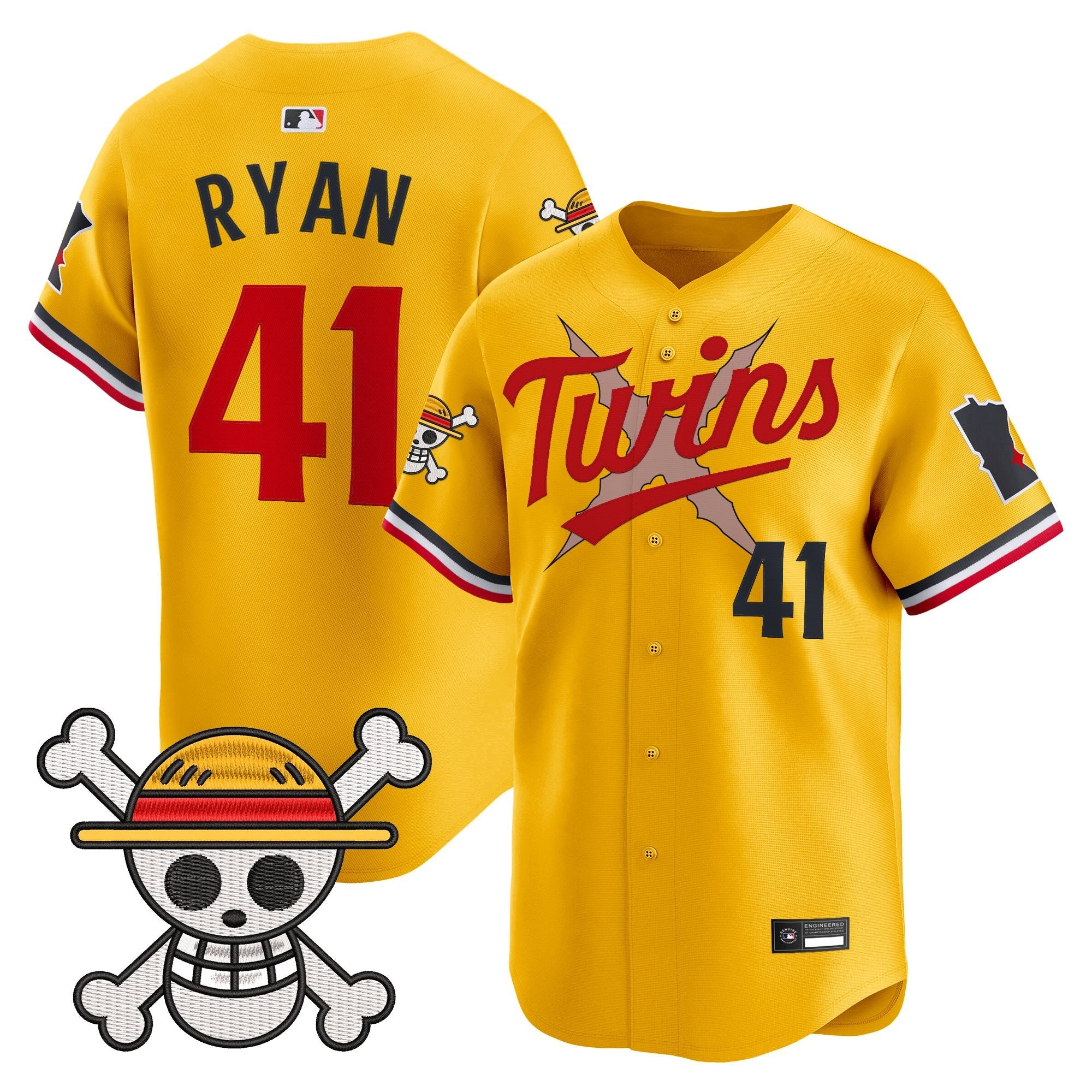 Men's Minnesota Twins x One Piece Vapor Premier Limited Jersey - Stitched