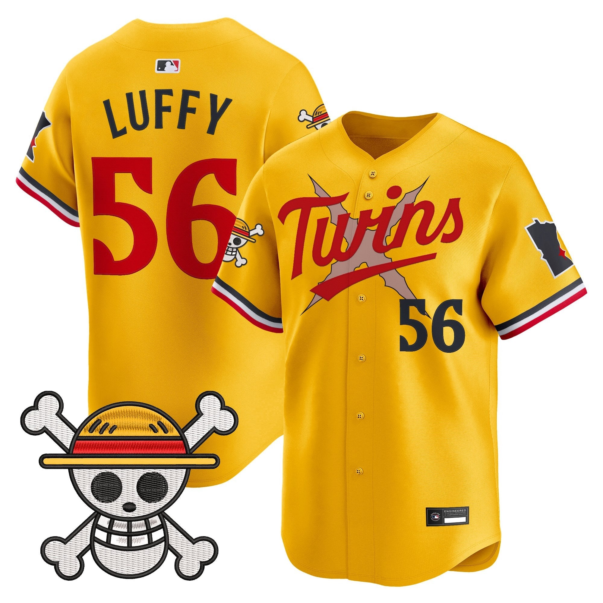 Men's Minnesota Twins x One Piece Vapor Premier Limited Jersey - Stitched
