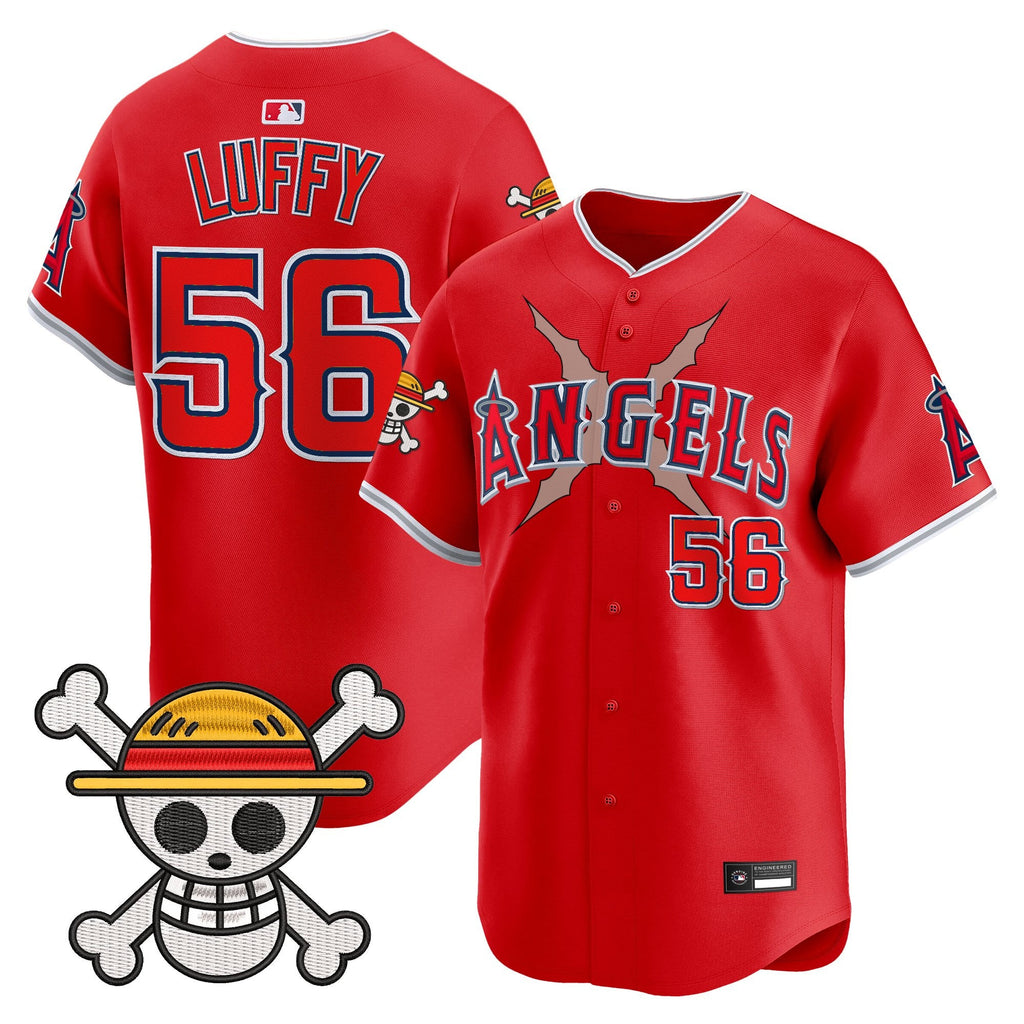 Men's Los Angeles Angels x One Piece Vapor Premier Limited Jersey - Stitched