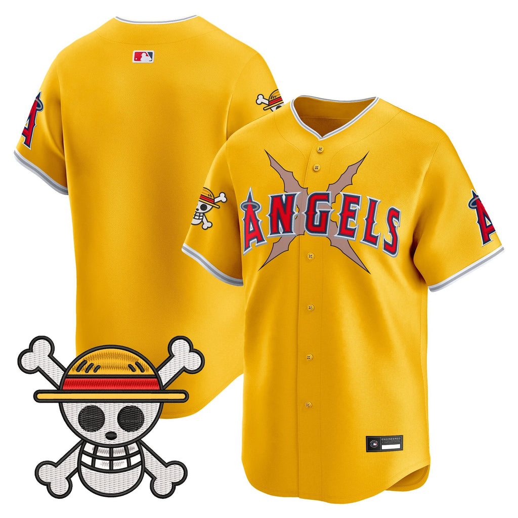 Men's Los Angeles Angels x One Piece Vapor Premier Limited Jersey - Stitched