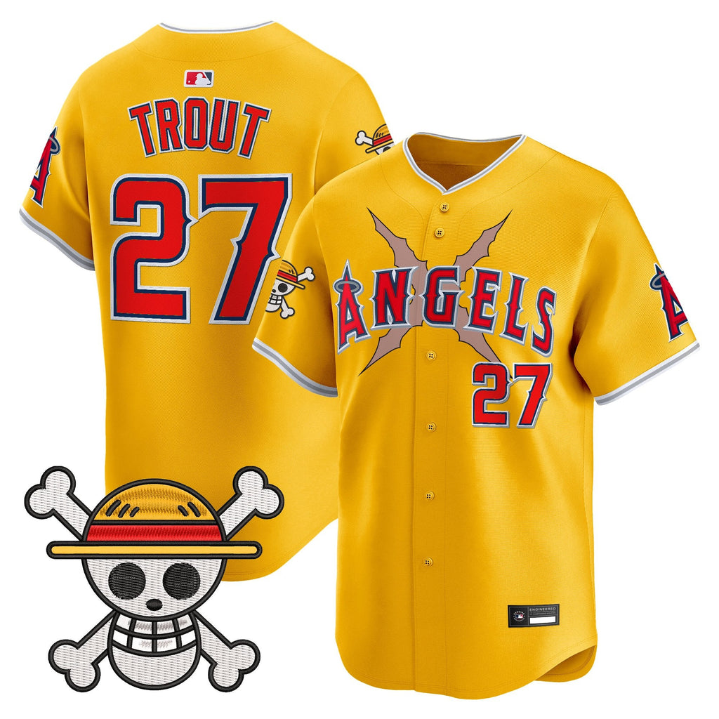 Men's Los Angeles Angels x One Piece Vapor Premier Limited Jersey - Stitched