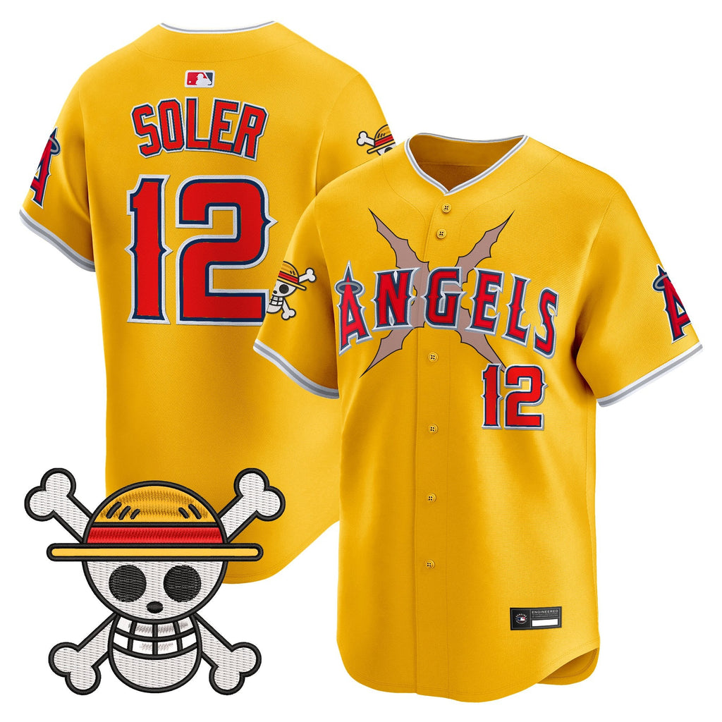 Men's Los Angeles Angels x One Piece Vapor Premier Limited Jersey - Stitched