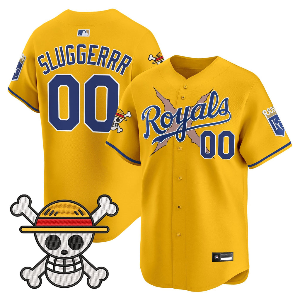 Men's Kansas City Royals x One Piece Vapor Premier Limited Jersey - Stitched