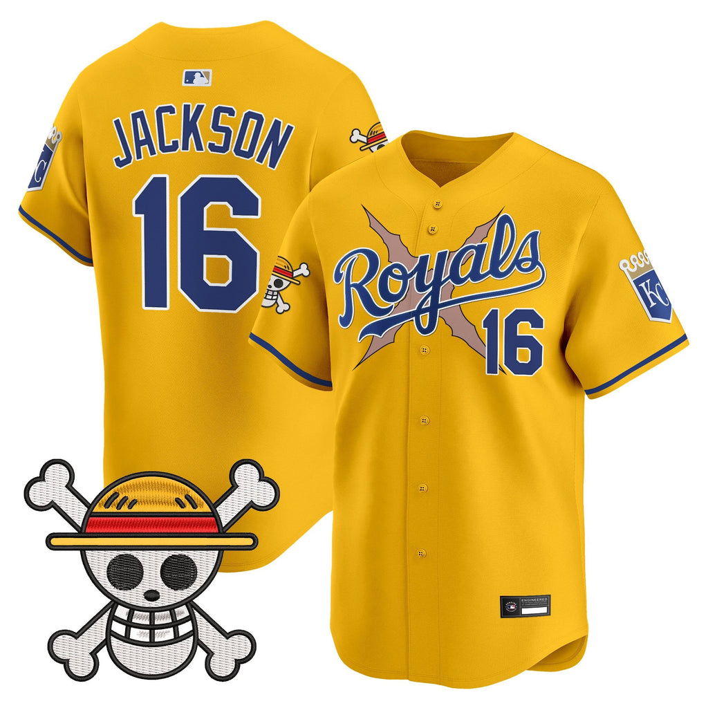 Men's Kansas City Royals x One Piece Vapor Premier Limited Jersey - Stitched