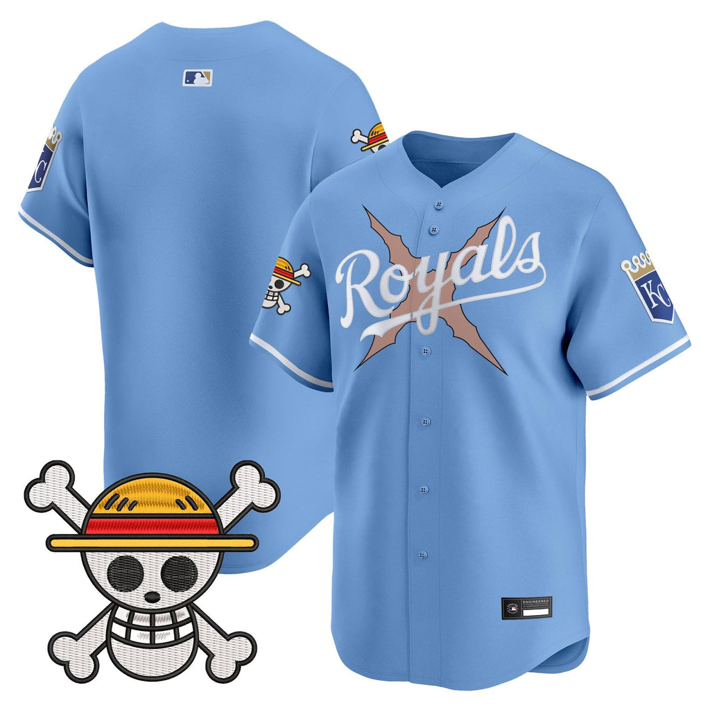 Men's Kansas City Royals x One Piece Vapor Premier Limited Jersey - Stitched