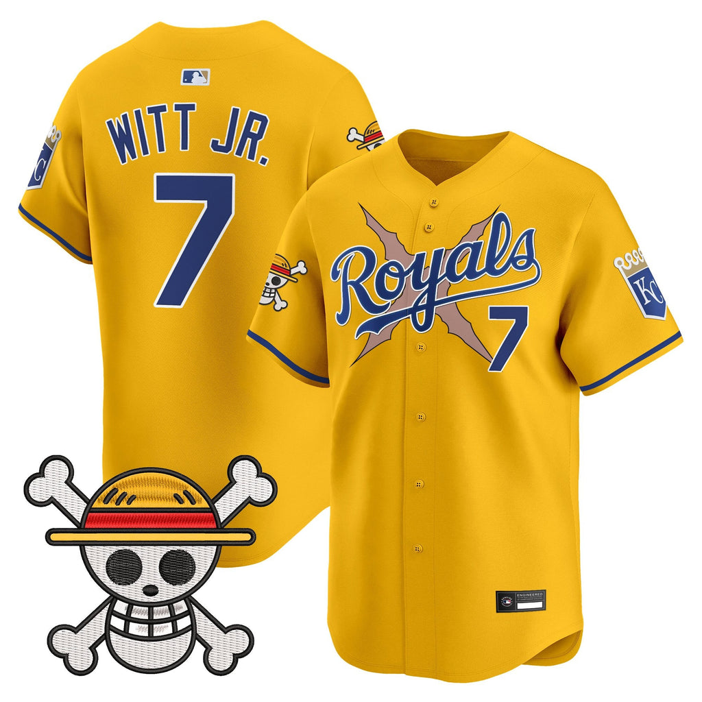 Men's Kansas City Royals x One Piece Vapor Premier Limited Jersey - Stitched