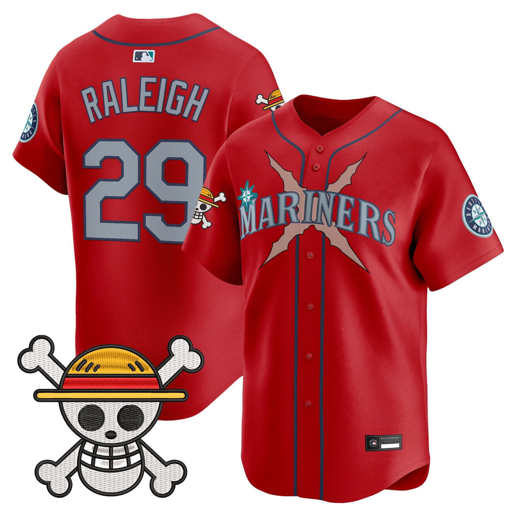 Men's Seattle Mariners x One Piece Vapor Premier Limited Jersey - Stitched
