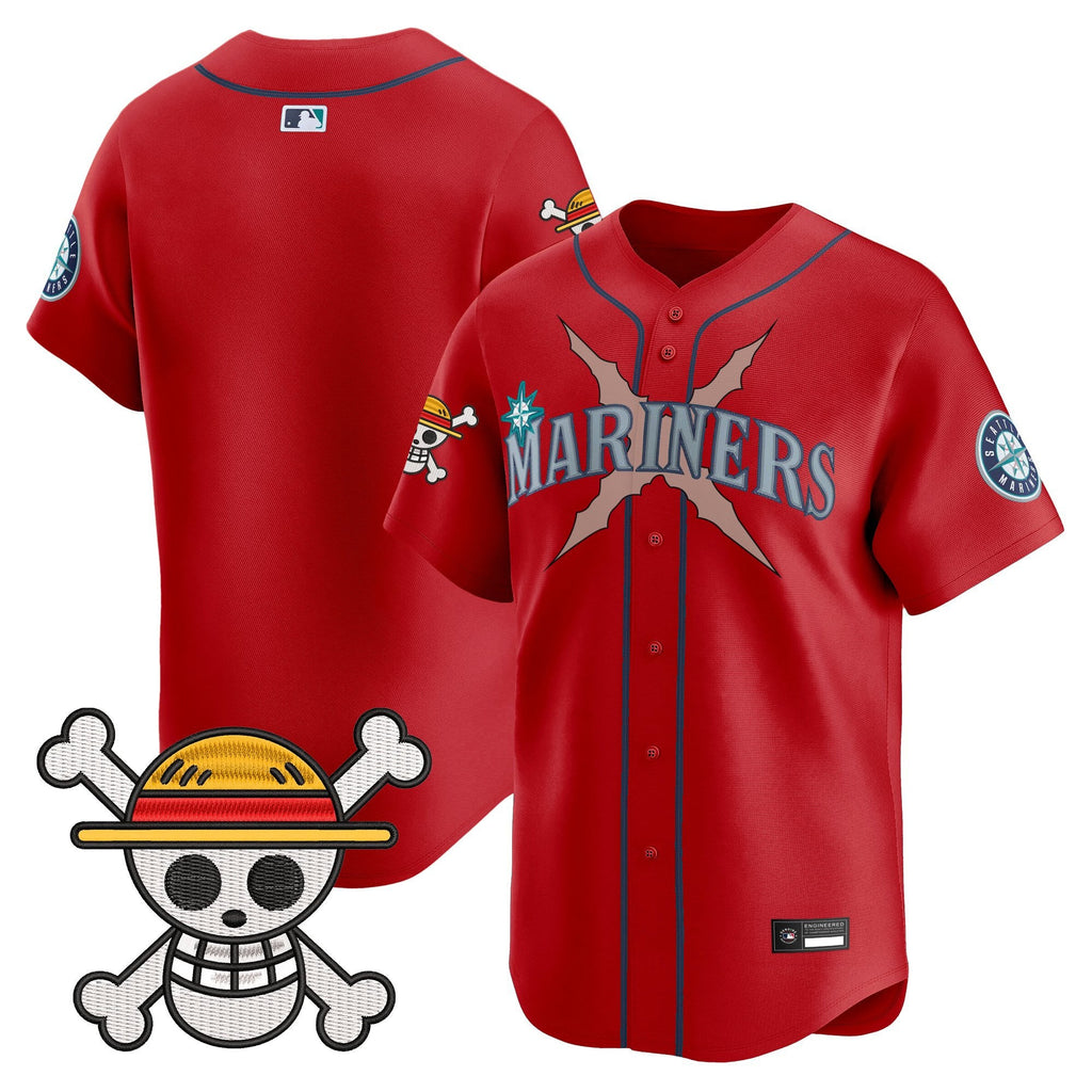 Men's Seattle Mariners x One Piece Vapor Premier Limited Jersey - Stitched
