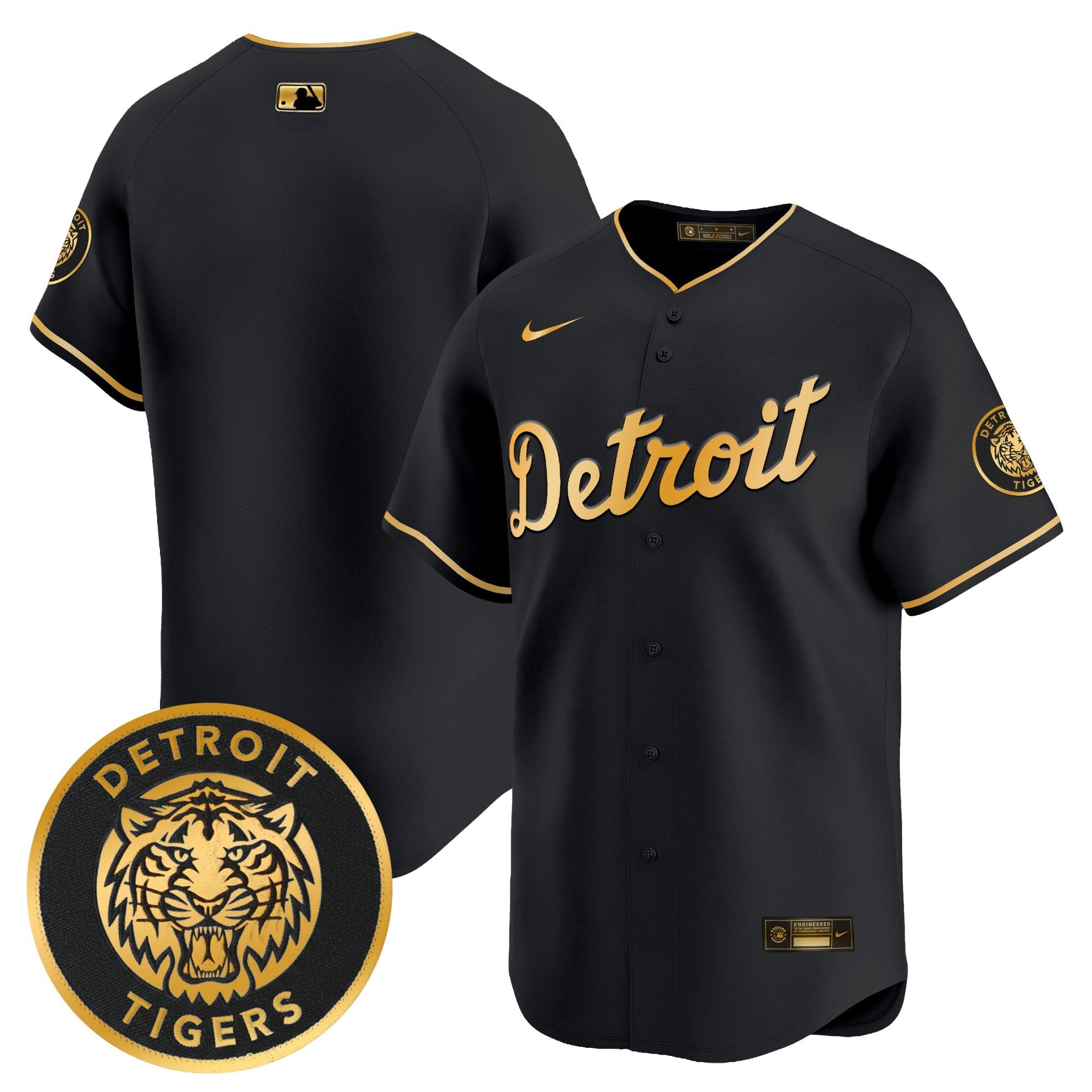 Men's Detroit Tigers 2026 Alternate Vapor Premier Limited Jersey - All Stitched