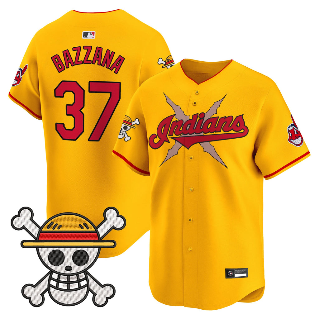 Men's Cleveland Indians x One Piece Vapor Premier Limited Jersey - Stitched