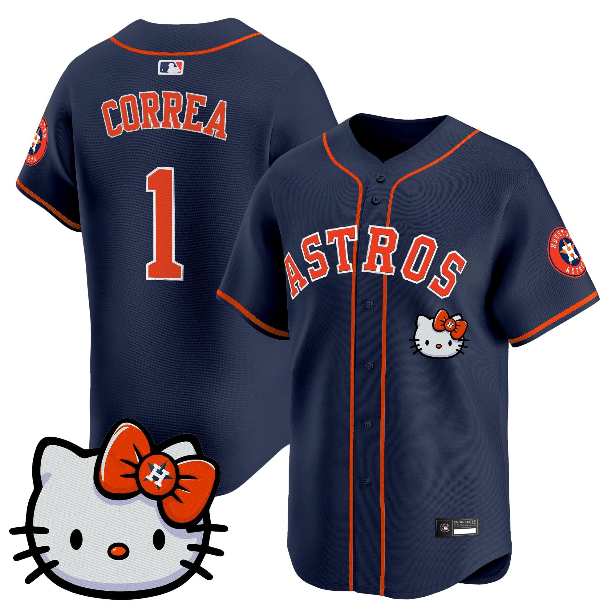 Unisex Houston Astros Hello Kitty Vapor Premier Limited Jersey – All Stitched