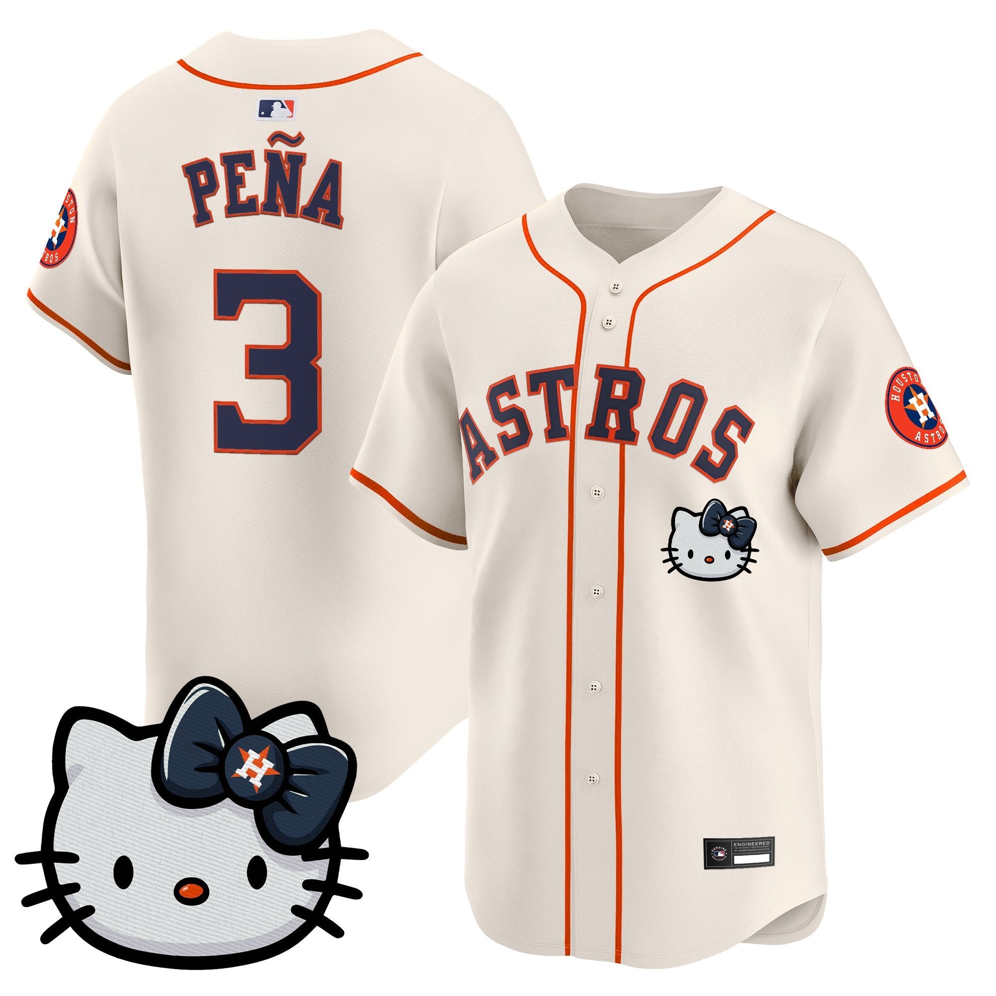 Unisex Houston Astros Hello Kitty Vapor Premier Limited Jersey – All Stitched