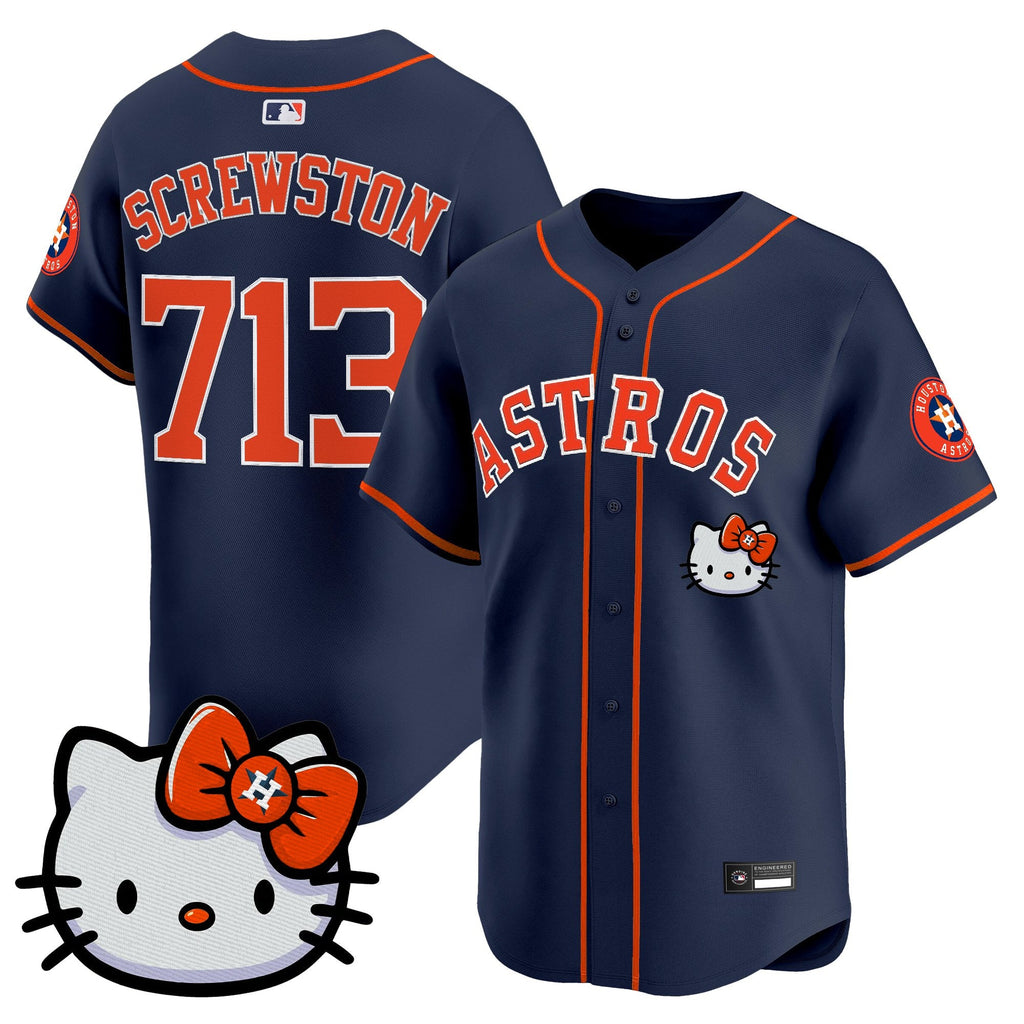 Unisex Houston Astros Hello Kitty Vapor Premier Limited Jersey – All Stitched