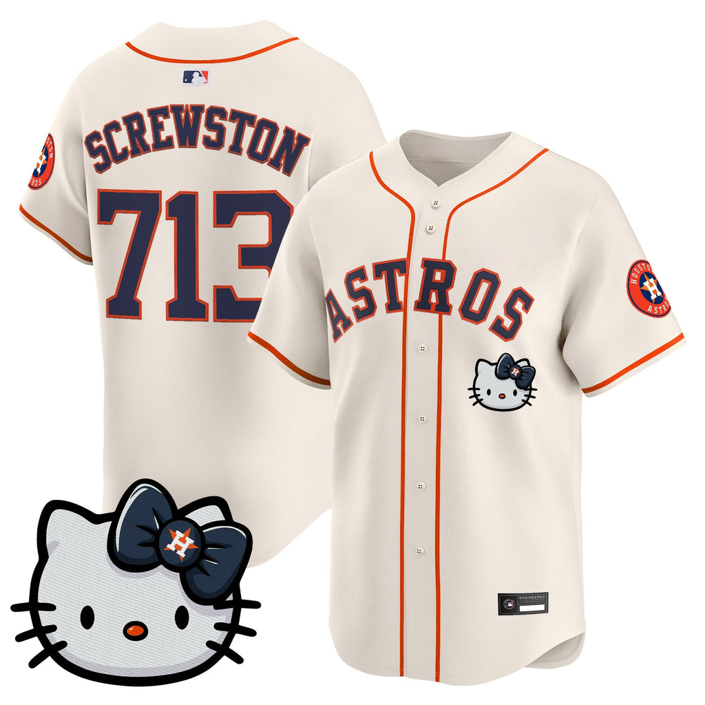 Unisex Houston Astros Hello Kitty Vapor Premier Limited Jersey – All Stitched