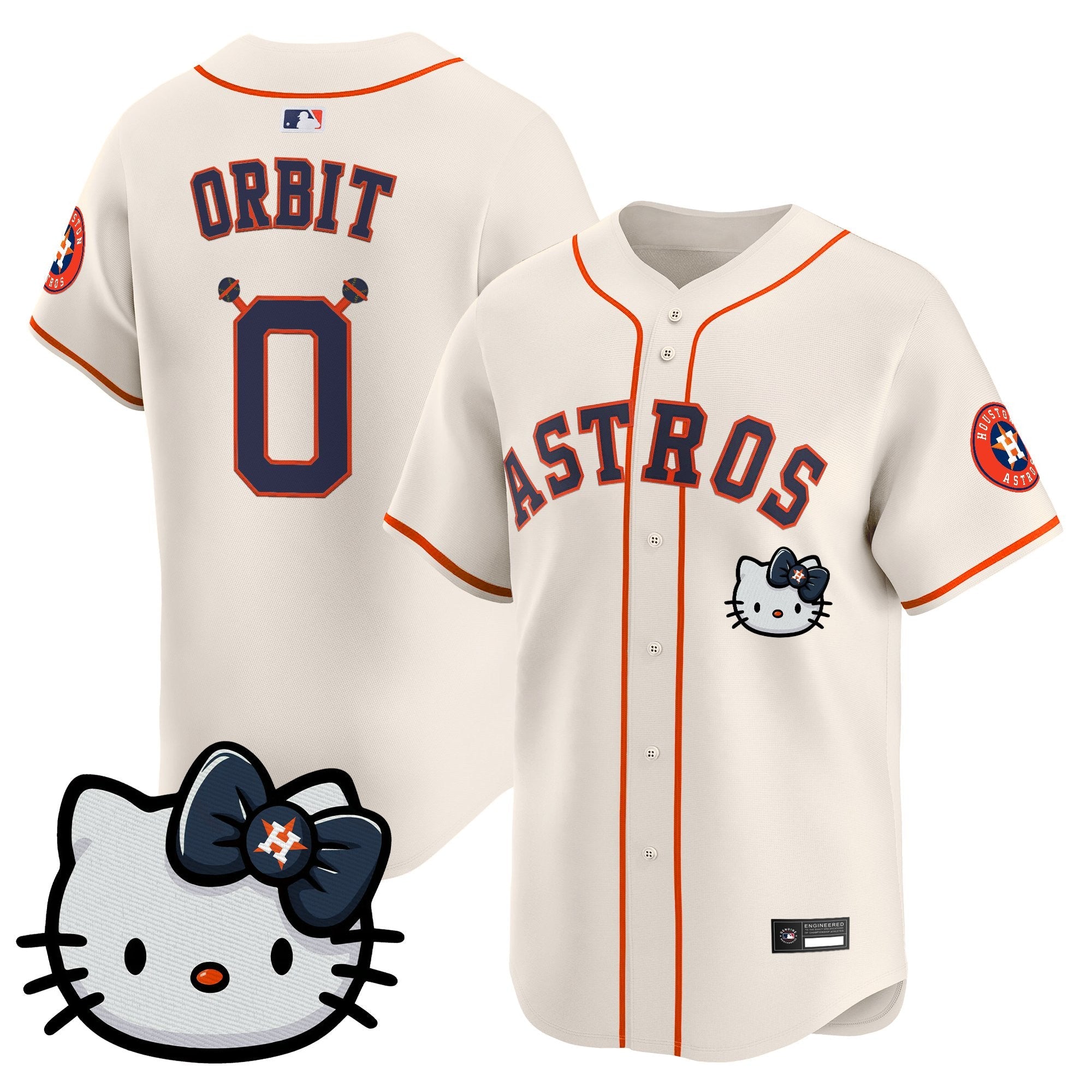 Unisex Houston Astros Hello Kitty Vapor Premier Limited Jersey – All Stitched