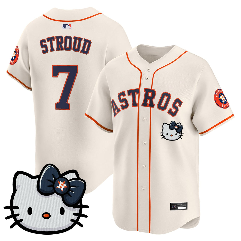 Unisex Houston Astros Hello Kitty Vapor Premier Limited Jersey – All Stitched