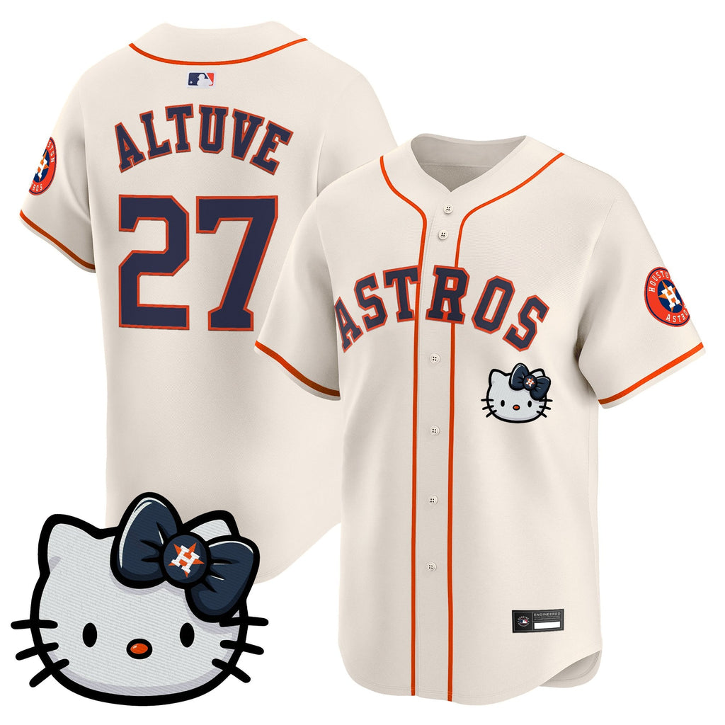 Unisex Houston Astros Hello Kitty Vapor Premier Limited Jersey – All Stitched