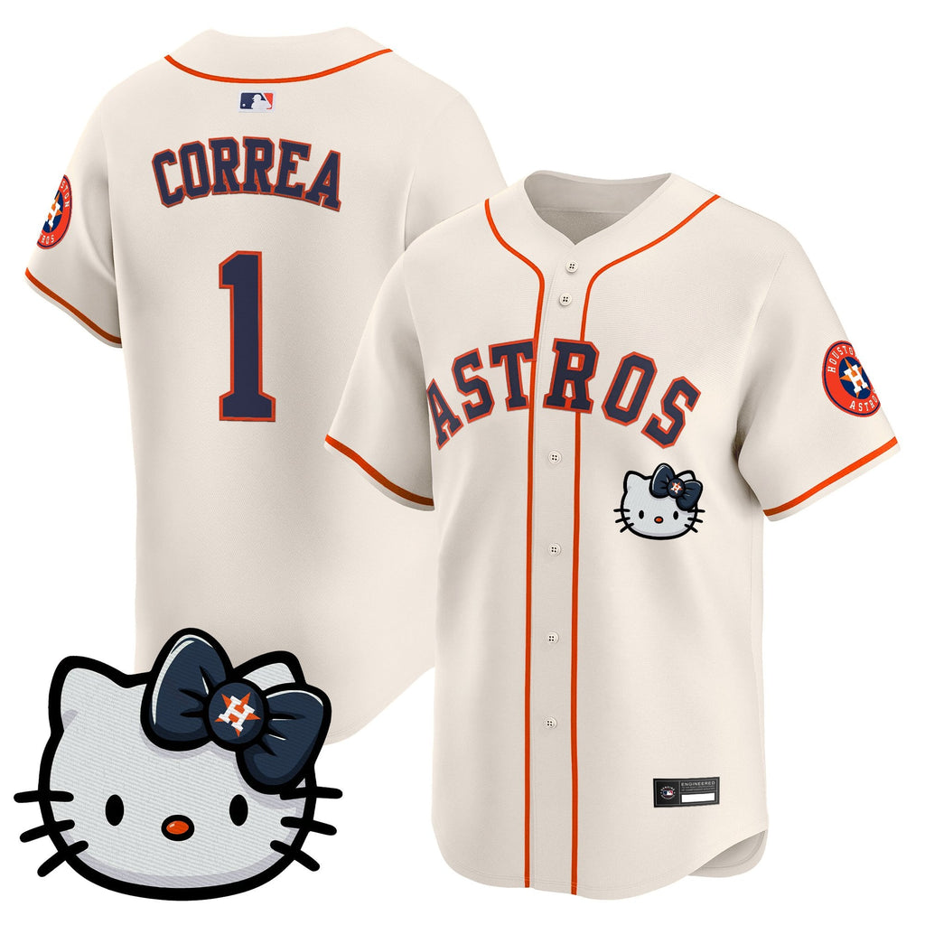 Unisex Houston Astros Hello Kitty Vapor Premier Limited Jersey – All Stitched