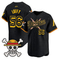 Men's Los Angeles Dodgers x One Piece x Mamba Vapor Premier Limited Jersey - Stitched