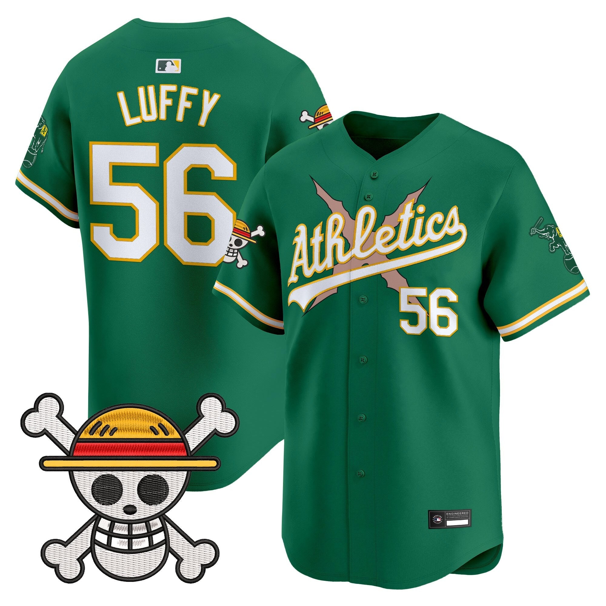 Men's Athletics x One Piece Vapor Premier Limited Jersey - Stitched