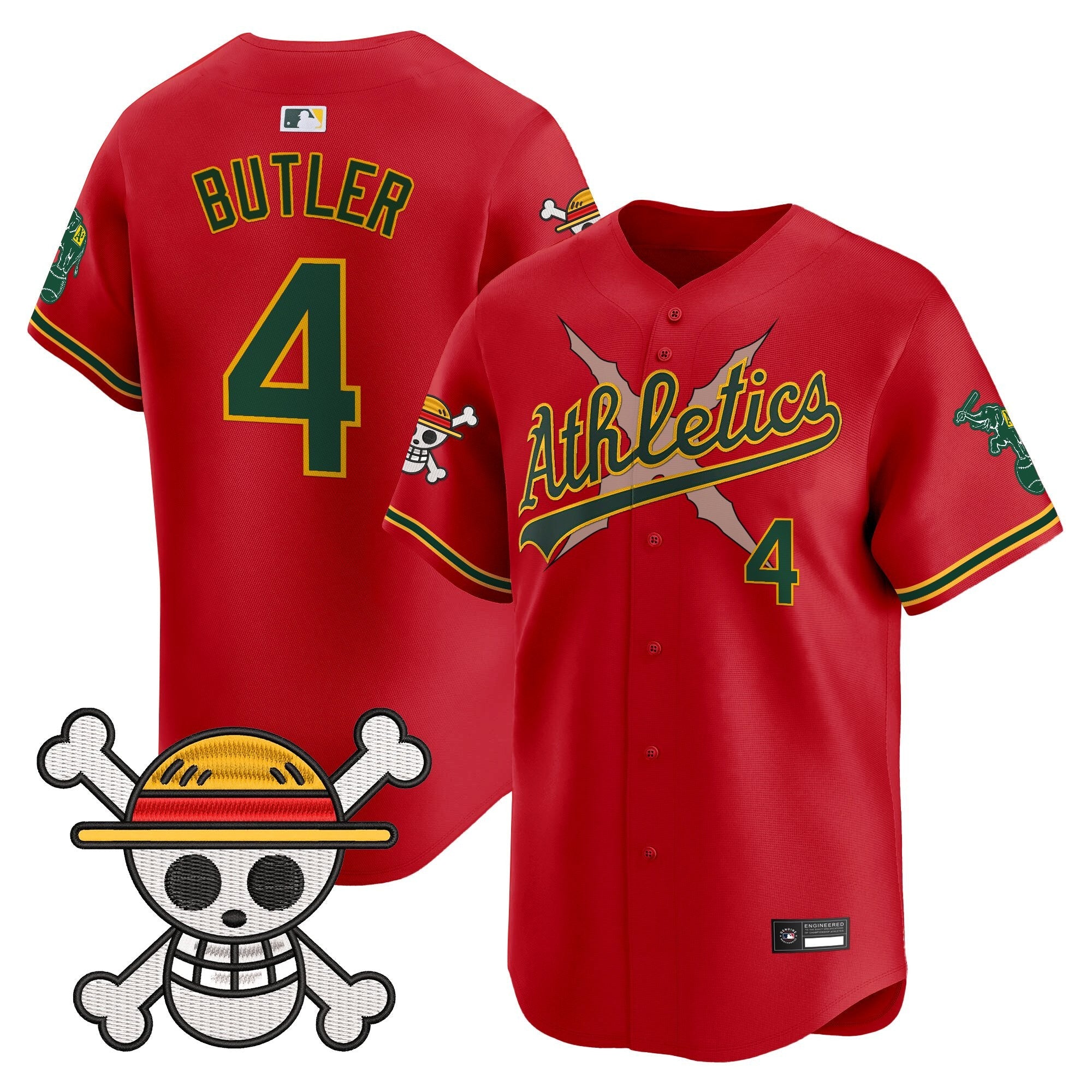 Men's Athletics x One Piece Vapor Premier Limited Jersey - Stitched