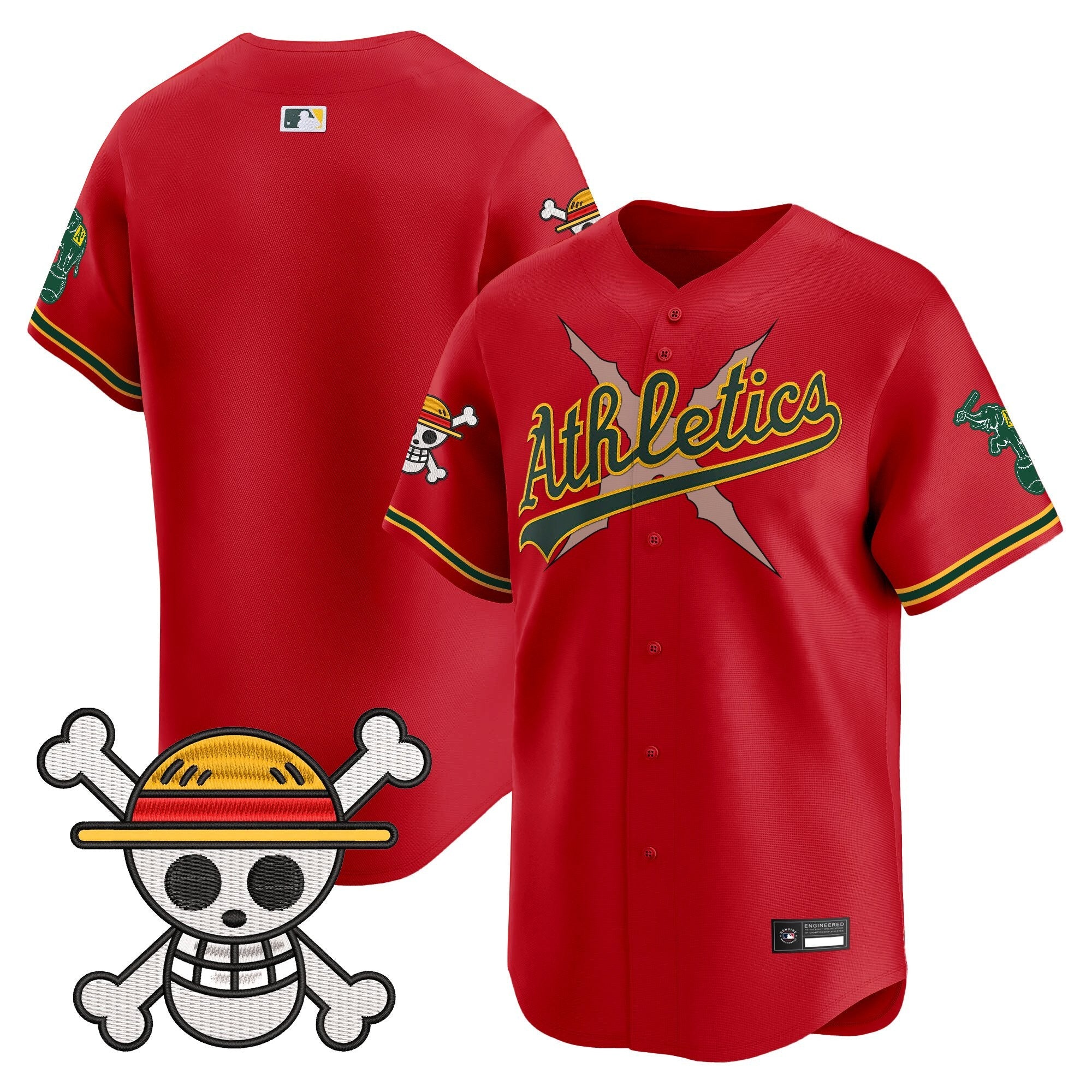 Men's Athletics x One Piece Vapor Premier Limited Jersey - Stitched