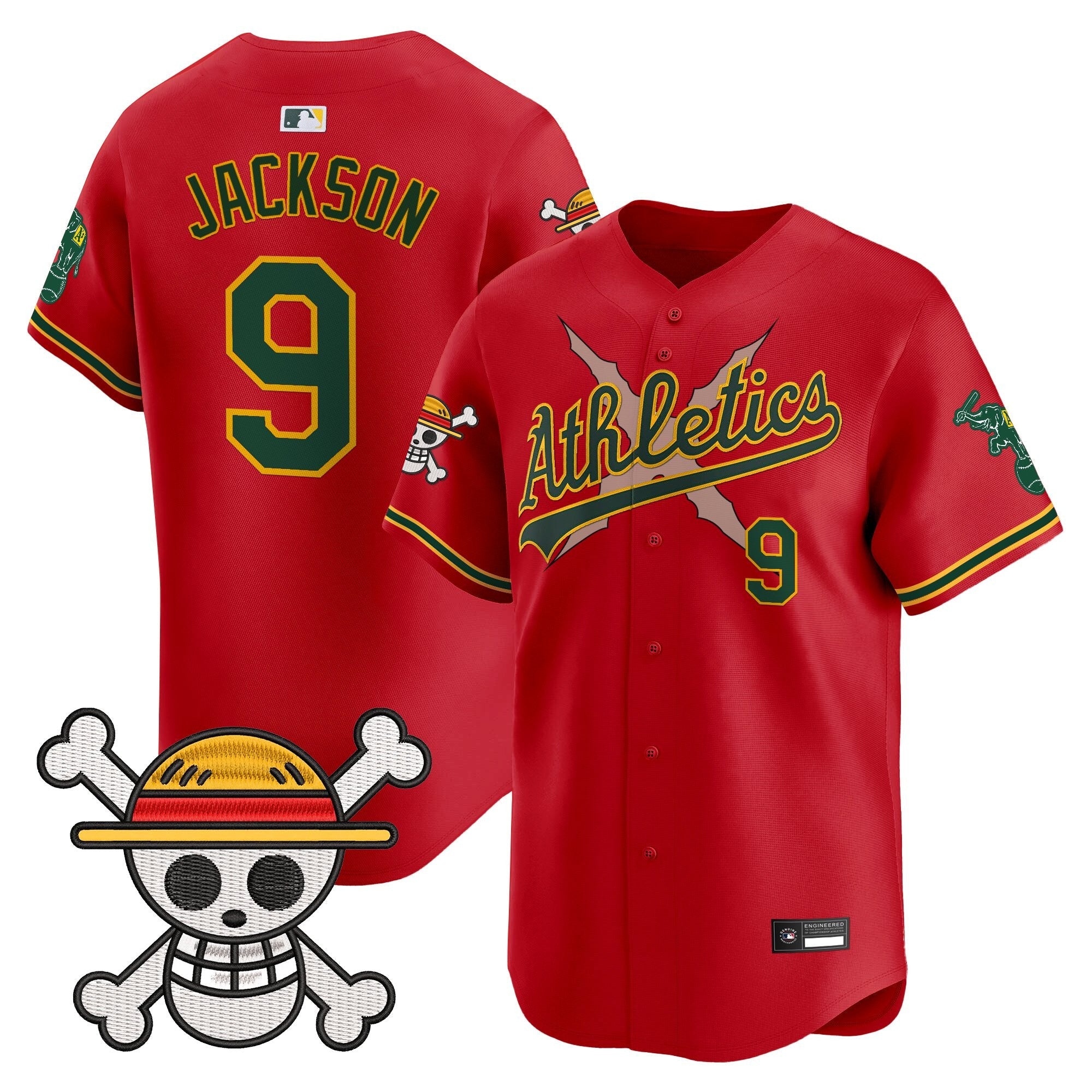 Men's Athletics x One Piece Vapor Premier Limited Jersey - Stitched