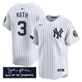 Men's Yankees John Sterling "The Voice of the Yankees" Tribute Patch Vapor Premier Limited Jersey - All Stitched